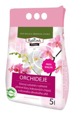 Rašelina Sobeslav Kôrový substrát pre orchidey PREMIUM 5 l