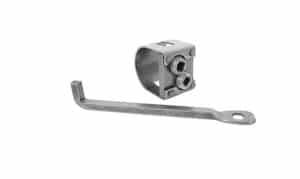 Objímka na kosu KOVO, 2 skrutky s kľúčikom