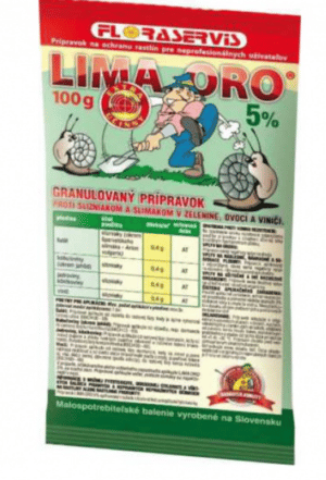 Lima Oro 100g/40K účinná látka metaldehyd a