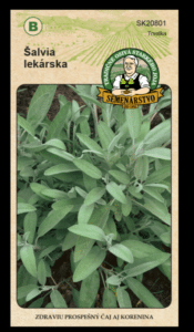 Šalvia lekárska LAT. NÁZOV: SALVIA OFFICINALIS