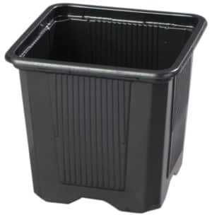 Kvetináč V plastový čierny 7x7x6,5cm; 20ks