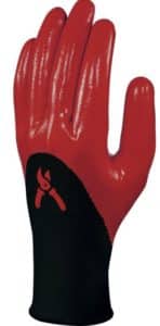 Rukavice 3/4 PES/Nitril červená 10, DPVE715