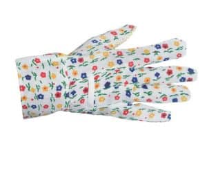 Rukavice AVOCET kvietkované veľ.9