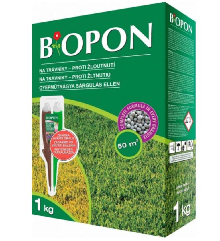 Biopon na trávniky proti žltnutiu 1 kg