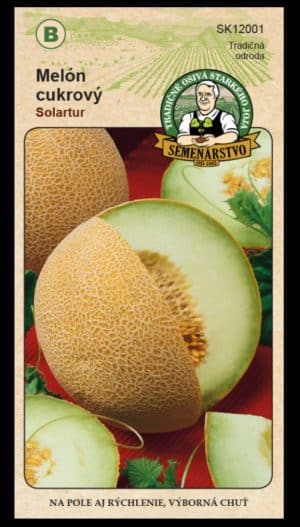 Melón cukrový ODRODA: SOLARTUR LAT. NÁZOV: CUCUMIS MELO