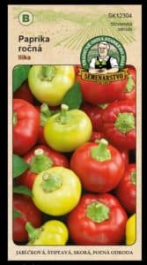 Paprika ročná ODRODA: ILIKA LAT. NÁZOV: CAPSICUM ANNUUM