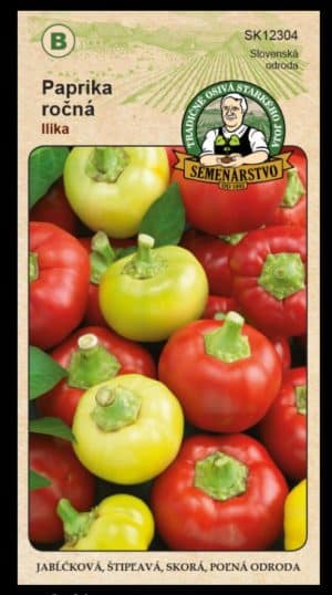 Paprika ročná ODRODA: ILIKA LAT. NÁZOV: CAPSICUM ANNUUM