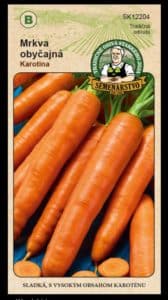 Mrkva obyčajná ODRODA: KAROTINA LAT. NÁZOV: DAUCUS CAROTA