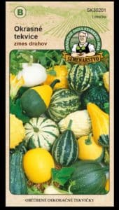 Okrasné tekvice (zmes druhov) ODRODA: ZMES DRUHOV LAT. NÁZOV: CUCURBITA PEPO