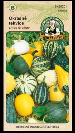 Okrasné tekvice (zmes druhov) ODRODA: ZMES DRUHOV LAT. NÁZOV: CUCURBITA PEPO
