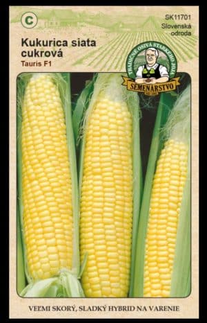 Kukurica siata cukrová ODRODA: TAURIS F1 LAT. NÁZOV: ZEA MAYS VAR. SACCHARATA