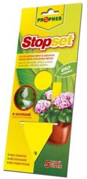 STOPSET ŽLTÉ lepové šípky 1 bal. - 5ks