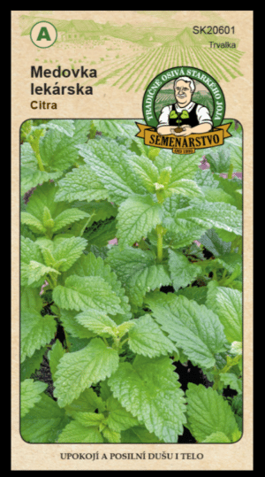 Medovka lekárska ODRODA: CITRA LAT. NÁZOV: MELISSA OFFICINALIS