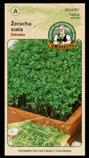 Žerucha siata ODRODA: DÁNSKA LAT. NÁZOV: LEPIDIUM SATIVUM