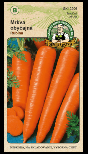 Mrkva obyčajná ODRODA: RUBÍNA LAT. NÁZOV: DAUCUS CAROTA