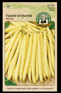 Fazuľa záhradná kríčkovitá ODRODA: MAXIDOR LAT. NÁZOV: PHASEOLUS VULGARIS