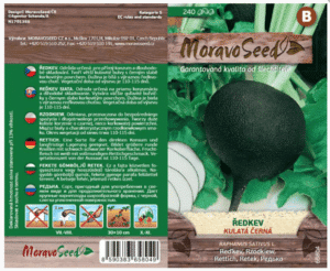 Reďkovka GUĽATÁ ČIERNA Moravo