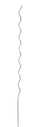 TYČ K PARADAJKÁM ŠPIRÁLOVÁ 1.8M, 6.5MM POZINK