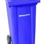 POPOLNICA 240 L, PLASTOVÁ MODRÁ