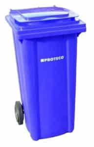 POPOLNICA 240 L, PLASTOVÁ MODRÁ