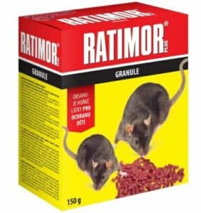 Myši granule 150g RATIMOR PLUS 20/k