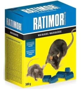 Myši parafínové bloky 300g RATIMOR 24/k