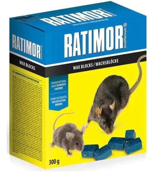 Myši parafínové bloky 300g RATIMOR 24/k Myši parafínové bloky 300g RATIMOR 24/k