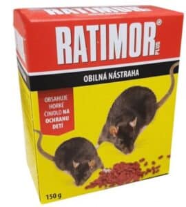 Myši zrno 150g RATIMOR PLUS 20/k
