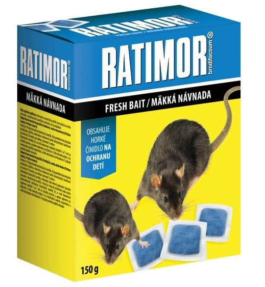 Myši mäkká návnada 150g RATIMOR 20/k Myši mäkká návnada 150g RATIMOR 20/k