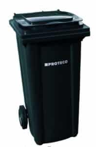 POPOLNICA 120 L, PLASTOVÁ ČIERNA