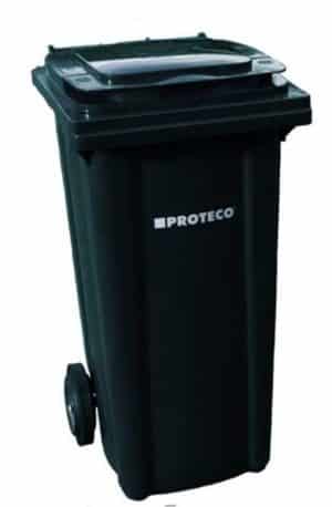 POPOLNICA 120 L, PLASTOVÁ ČIERNA