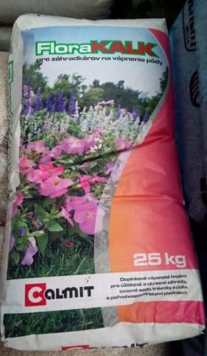 Vápenec mletý Flora Kalk 25kg