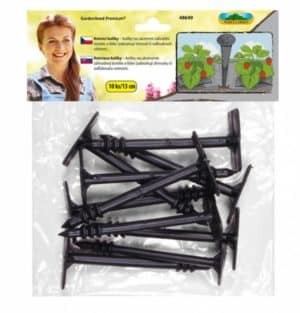 Kolík na upevnenie netkanej textílie čierny 13cm 10ks