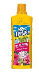 Hoštické hnojivo na muškáty 500ml