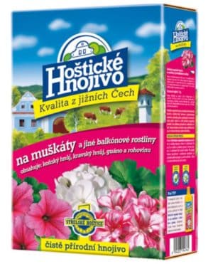 Hoštické hnojivo na muškáty 1KG