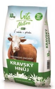 Rašelina Sobeslav Kravský hnoj 10kg