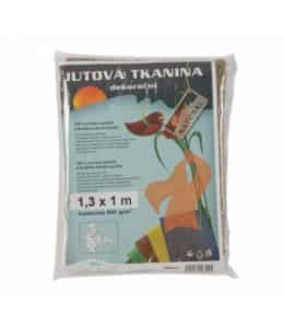 Tkanina dekoračná - juta prírodná 1,3x1m hustota 211g/m2