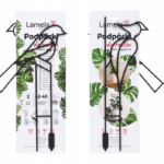 Podpera na kvety udrží vertikálne ochabnuté, krehké rastliny. Osvedčí sa nielen pri izbových rastlinách, ale aj v záhrade na podopretie sadeníc alebo aj väčších kríkov .