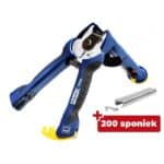 Kliešte RAPID FP222, SET 200 spôn, viazacie kliešte na spony, sponkovacie, na pletivo a plot so zásobníkom, na viazanie pletiva, na drôt, spony 5-11 mm RAPID VR22