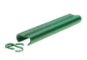 Spona RAPID VR22, PVC zelená, 1100 ks, sponky pre viazacie kliešte RAPID FP222 a FP20, pre drôt 5-11mm