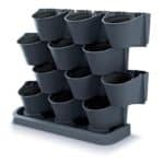 Kvetináč CASCADE Garden 685x190x546 mm, vertikálny, kaskádový, antracit