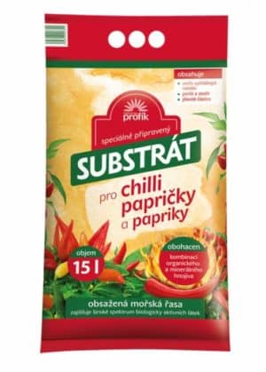 Substrát PROFÍK pre chilli papričky a papriky 15l