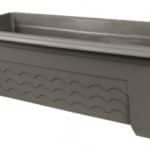 Hrantík Terrissima plastový antracitový 60x30x27cm