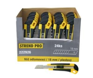Nôž Strend Pro UKBOX-86-18 18 mm, odlamovací, plastový,