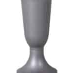 Váza hrobová Adonis ťažká strieborná15x30cm
