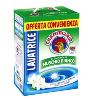 Prášok Prací 6,48kg Chante Clair biely mošus