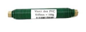 Drôt GreenYard 0,65 mm, 100 g, PVC zelený