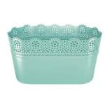 Kvetináč LACE 285 mm, pistáciový