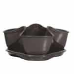 Kvetináč COUBI DKN3001, grafit, jednoduchý, na bylinky