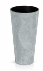 Kvetináč TUBUS Slim Beton 250x475 mm, vzhľad betón